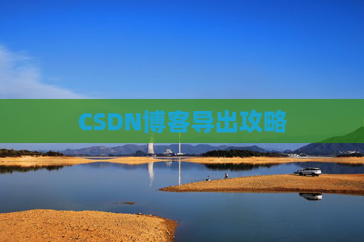 CSDN博客导出攻略